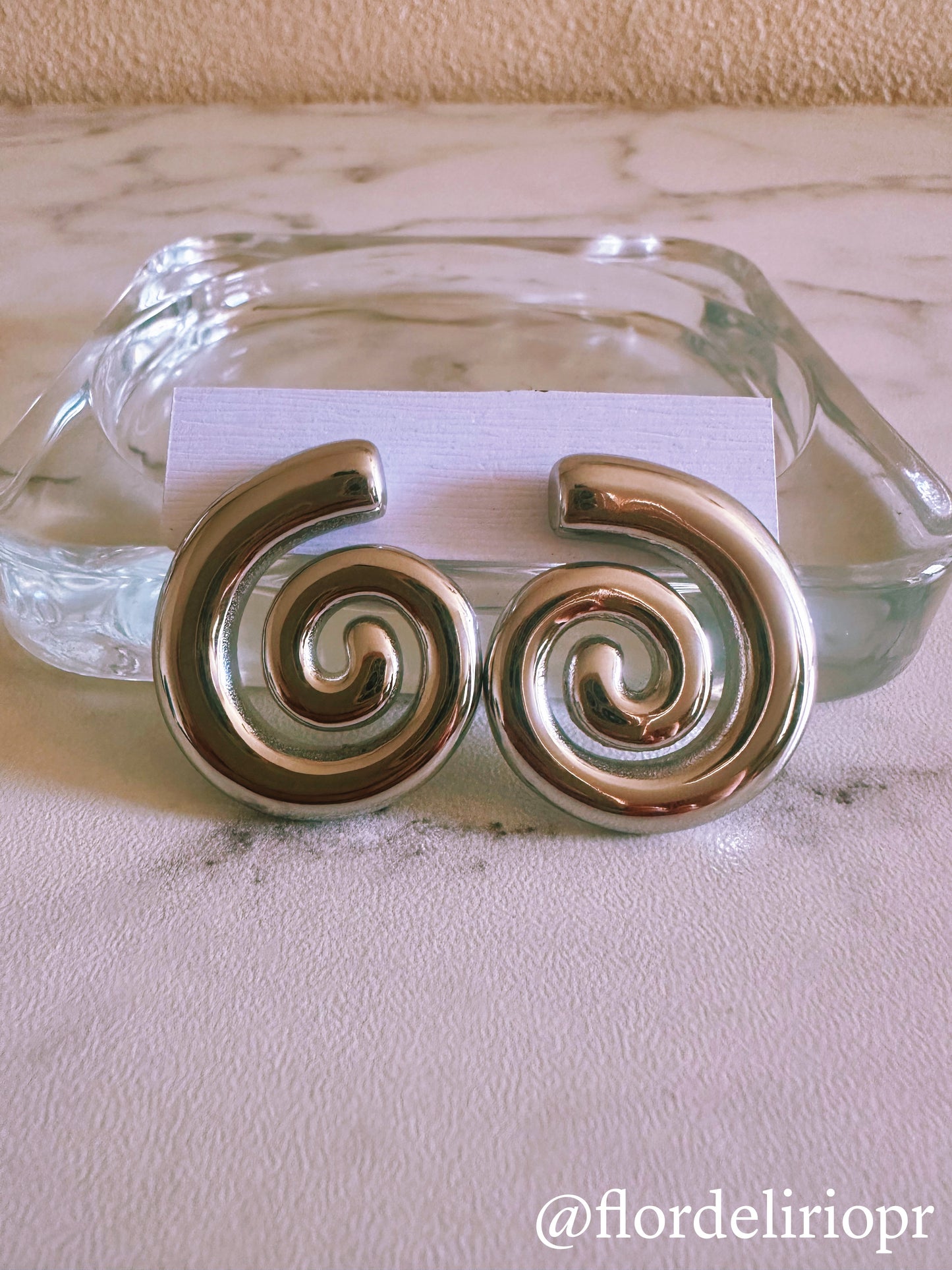 Spiral earrings