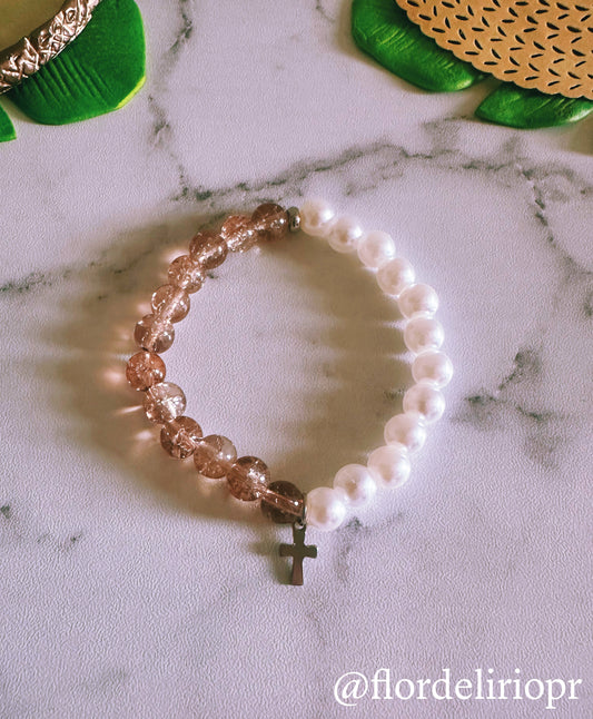 Aesthetic cross bracelet