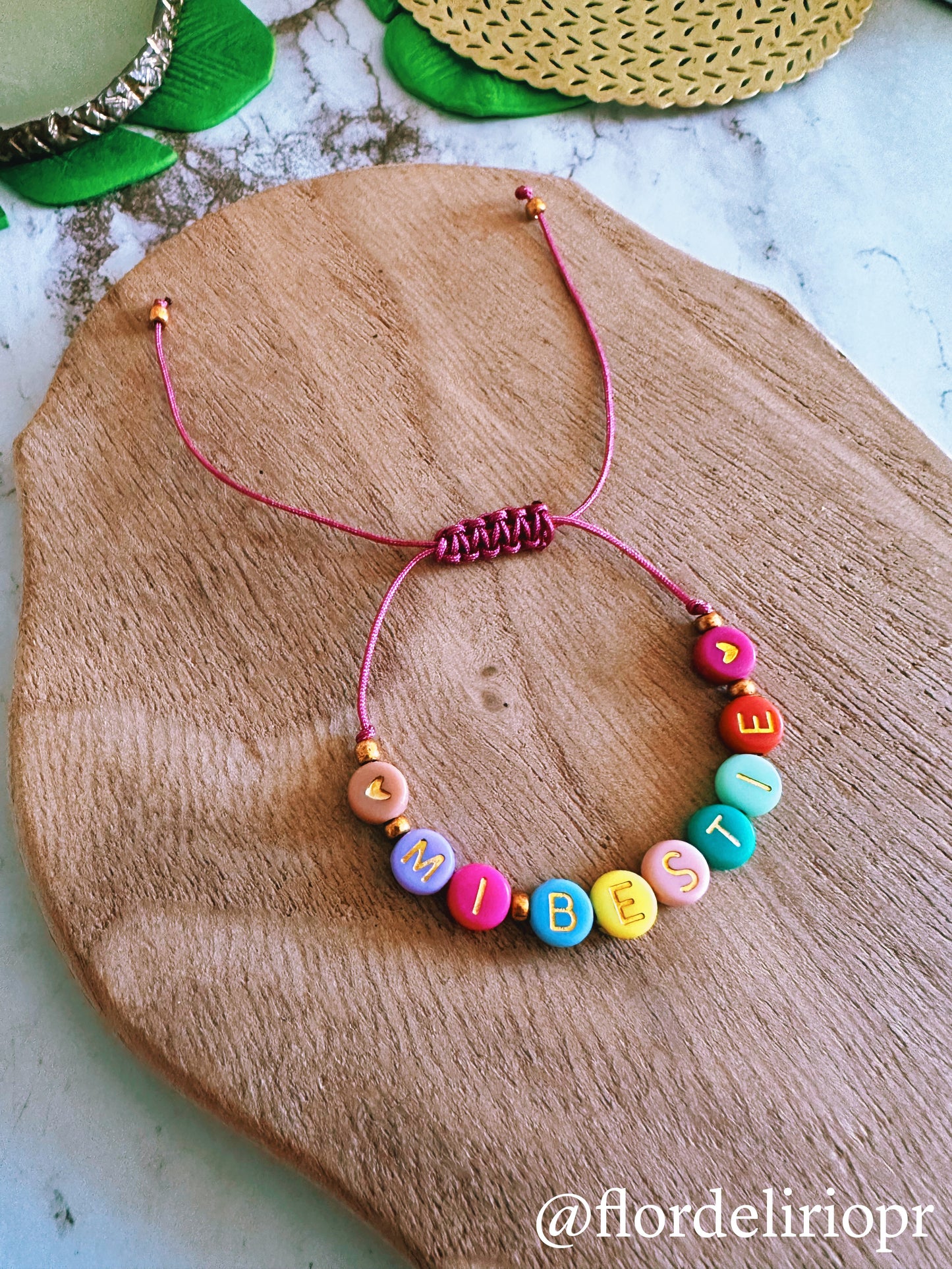 Colorful customized bracelet