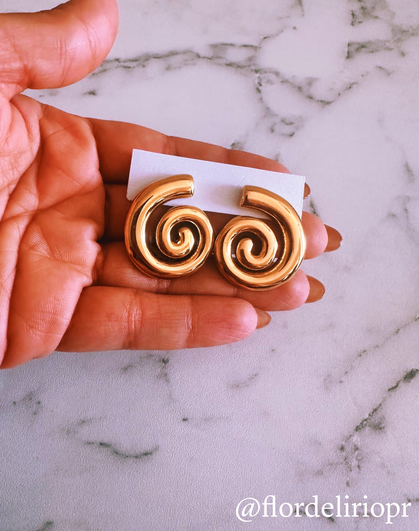 Spiral earrings